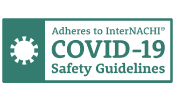 covid 19 safety guidelines badge